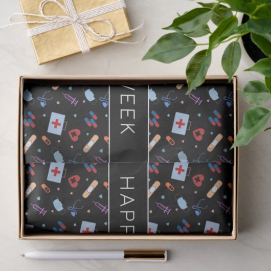 RNパーソナライズされたナース |医師の医療パターン 薄葉紙 (ギフト)