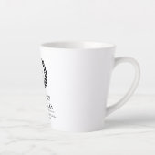 RNパーソナライズされた看護学校卒業エレガント カフェラテマグ (右)