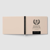 RNパーソナライズされた看護学校卒業エレガント ゲストブック (全面)