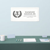 RNパーソナライズされた看護学校卒業エレガント 横断幕 (トレードショー)