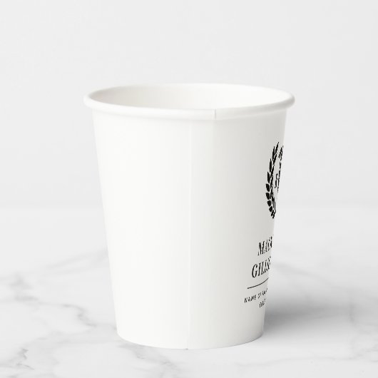 RNパーソナライズされた看護学校卒業エレガント 紙コップ (右)