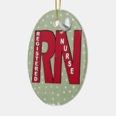 RNビッグレッド登録ナース セラミックオーナメント (左)