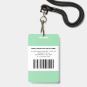 RNモダンナース バッジ (裏面（ネックストラップ付）)