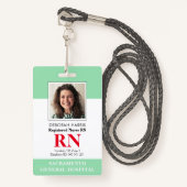 RNモダンナース バッジ (正面ランヤード)