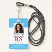 RNモダンナース バッジ (正面ランヤード)