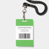 RNモダンナース バッジ (裏面（ネックストラップ付）)