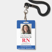 RNモダンナース バッジ (Front with Lanyard)