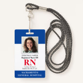 RNモダンナース バッジ (正面ランヤード)