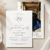 RNモダン卒業書道 招待状