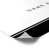 RNモダン看護学校卒業ウェルカムサイン ポスター (角)