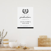 RNモダン看護学校卒業ウェルカムサイン ポスター (キッチン)