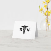 RN医療シンボル カード (黄色い花)