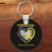 RN小児腫瘍専門医の小児がん認識度 キーホルダー (正面)