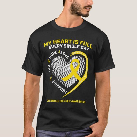 Rn小児腫瘍専門医の小児がん認識度 Tシャツ (正面)