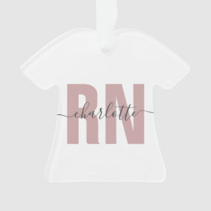 RN登パーソナライズされた録ナース卒業祝い オーナメント