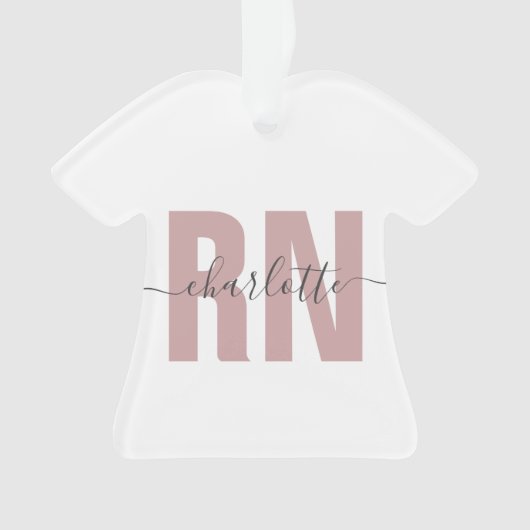 RN登パーソナライズされた録ナース卒業祝い オーナメント (正面)