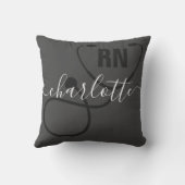 RN登パーソナライズされた録ナース卒業 クッション (裏面)