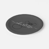 RN登パーソナライズされた録ナース卒業  ペーパープレート (アングル)