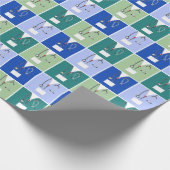 RN登録ナースギフトラッピング紙 ラッピングペーパー (角)