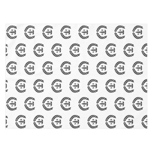 RN登録ナース看護学校卒業パーティー テーブルクロス (正面(横))