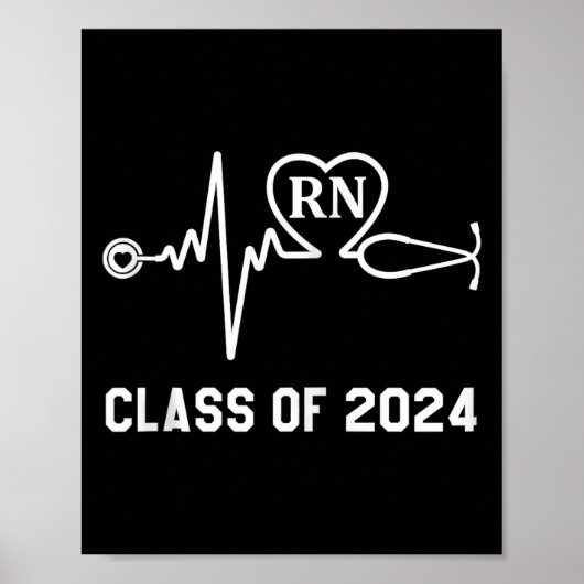 Rn登録ナース2024 Nursiの卒業クラス ポスター (正面)