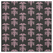 RN登録ナース-バラ金ゴールドパターン ファブリック (見本)