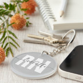 RN登録パーソナライズされたナース卒業ギフト キーホルダー (正面右)