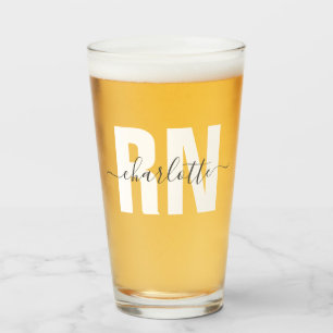 RN登録パーソナライズされたナース卒業ギフト タンブラーグラス