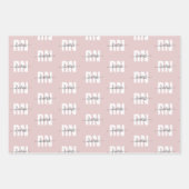 RN登録パーソナライズされたナース卒業シック ラッピングペーパーシート (正面3)