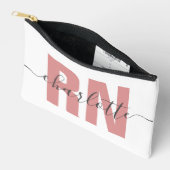 RN登録パーソナライズされたナース卒業 アクセサリーポーチ (見開き)