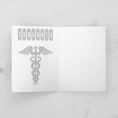 RN登録パーソナライズされたナース卒業 カード (内部)