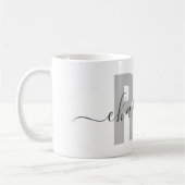 RN登録パーソナライズされたナース卒業 コーヒーマグカップ (左)