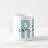 RN登録パーソナライズされたナース卒業 コーヒーマグカップ (正面左)