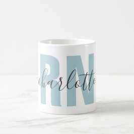 RN登録パーソナライズされたナース卒業 コーヒーマグカップ