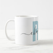 RN登録パーソナライズされたナース卒業 コーヒーマグカップ (左)