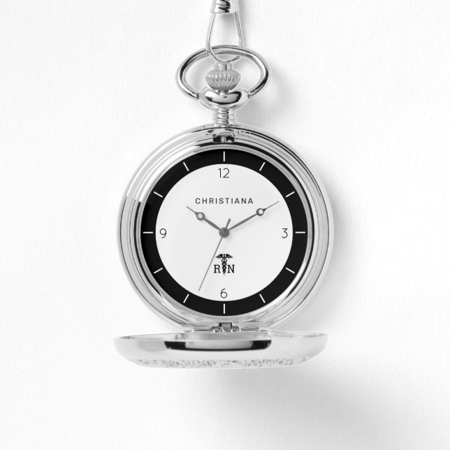 RN登録パーソナライズされたナース卒業 腕時計 (正面)