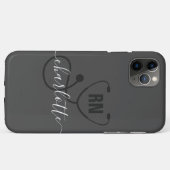 RN登録パーソナライズされたナース卒業 Case-Mate iPhoneケース (裏面(横))