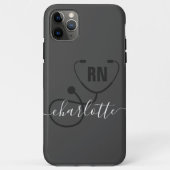 RN登録パーソナライズされたナース卒業 Case-Mate iPhoneケース (裏面)