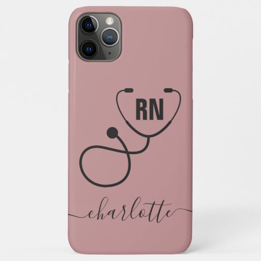 RN登録パーソナライズされたナース卒業 Case-Mate iPhoneケース (裏面)