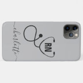 RN登録パーソナライズされたナース卒業 Case-Mate iPhoneケース (裏面(横))