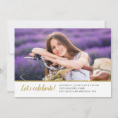 RN看護フローラ卒業3写真発表 招待状 (裏面)