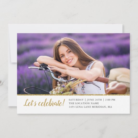 RN看護フローラ卒業3写真発表 招待状 (裏面)