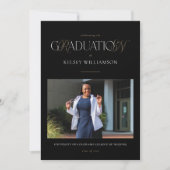 RN看護学位の発表と招待状 案内状 (正面)