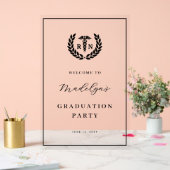 RN看護学校卒業モダン歓迎サイン アクリルサイン (ウェディング)