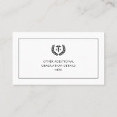 RN看護学校卒業名カードの挿入 コーリングカード (裏面)