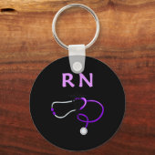 RN聴診器 キーホルダー (正面)