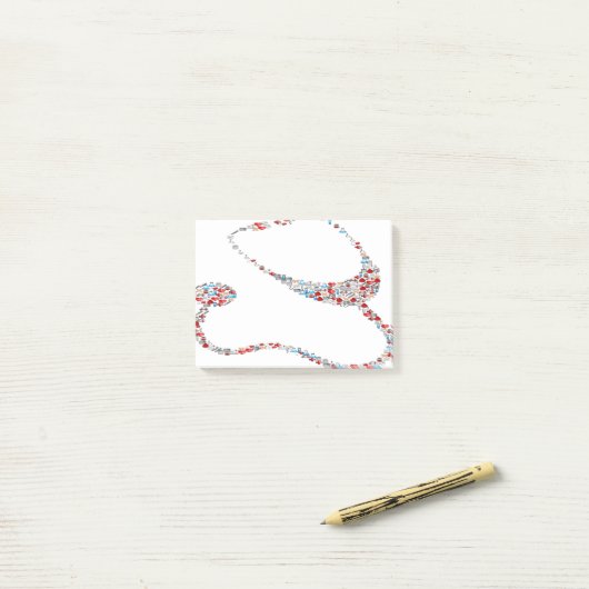 RN聴診器 ポストイット (デスク上)