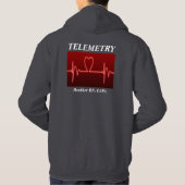 RN、ユニット、名前、資格 パーカ (裏面)