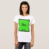 Rn - ルノワール おもしろ 化学元素記号 Tシャツ (正面フル)