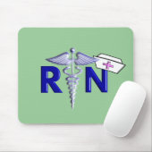 RN (公認看護師)のギフトエンボスのスタイル マウスパッド (マウス)